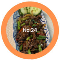 24. Pad kraprow nua (met rijst)