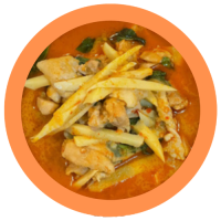 29. Kaeng dang kai (met rijst)