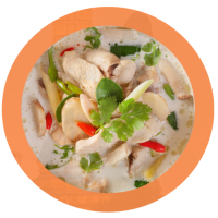 4. Tom Kha Kai  (zonder rijst)